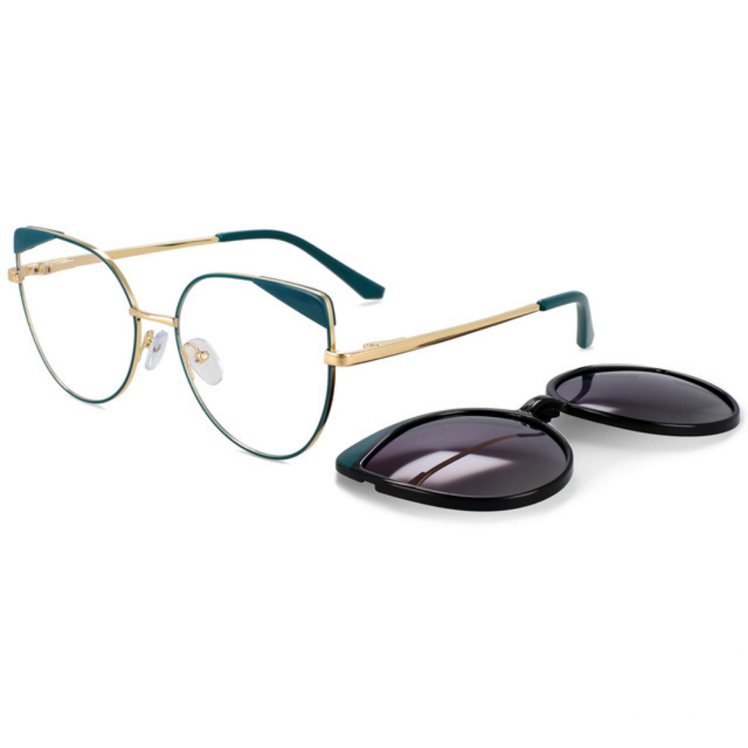 Radiant Vogue Glasses BLACK-GREEN